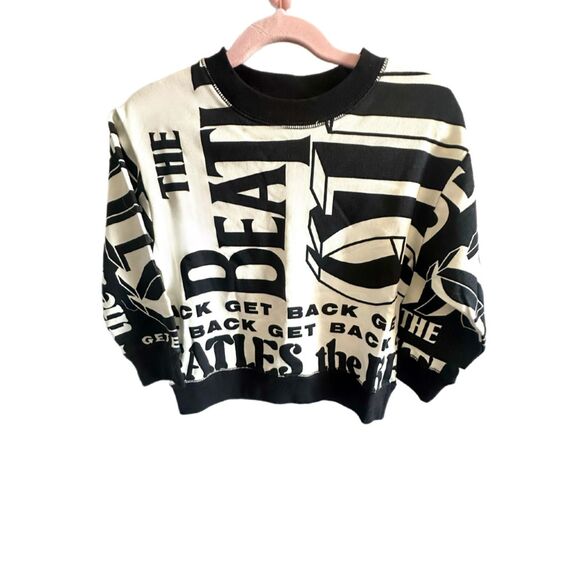 NWT kids' Stella McCartney "The Beatles Get Back" intarsia cotton sweater. Size - Picture 4 of 6
